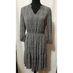 Kaileigh Black & White Checked w/Tagws S Women's Dress